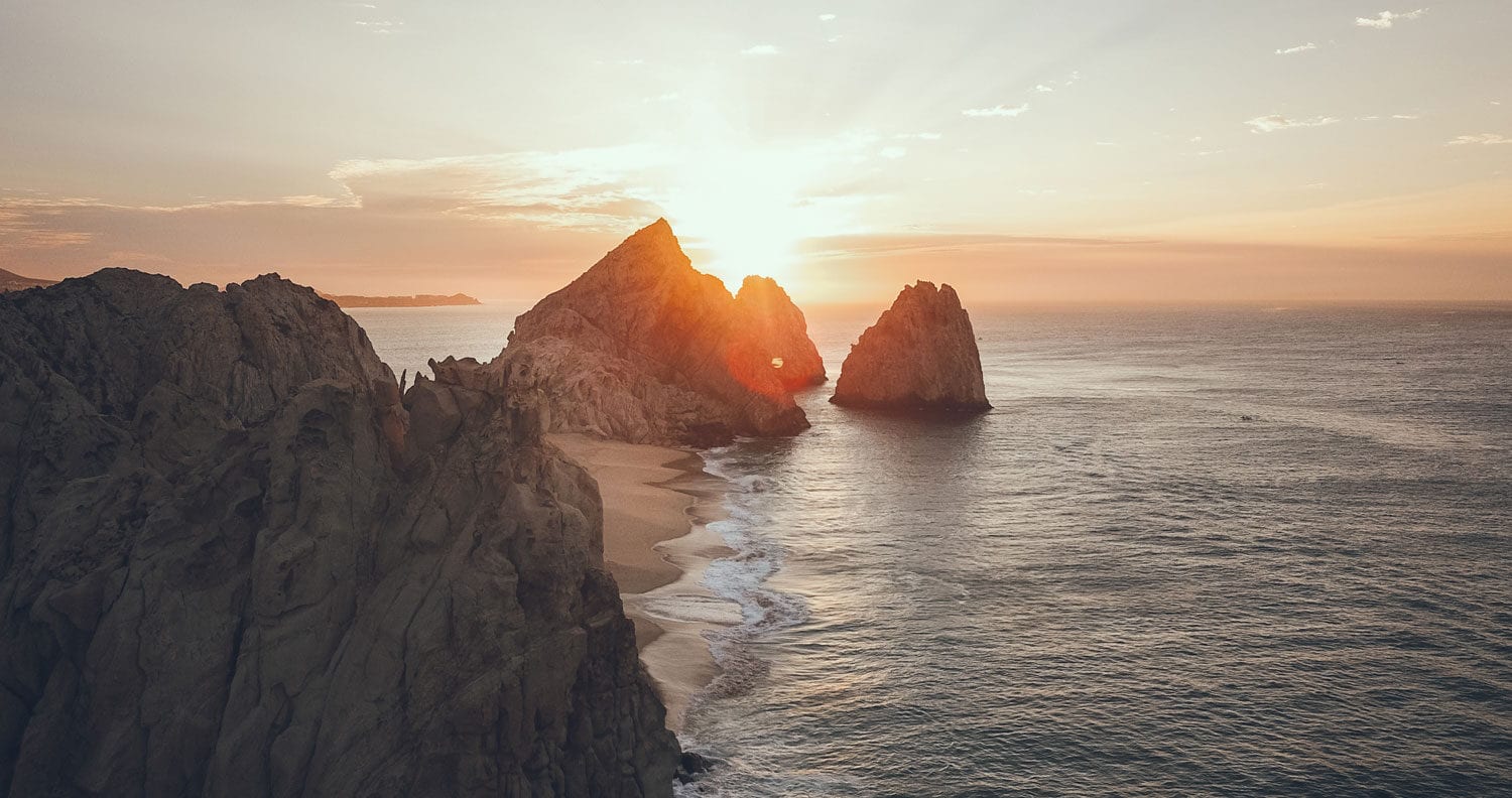 Private yacht wedding celebration in Cabo at sunset